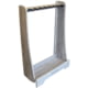 Rush Creek Creations 8 Gun Floor Rack, Barn Wood, 38-4058