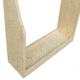 Rush Creek Creations Free Standing Wood 7-Gun Storage Rack, Natural Pine Light, 39-4001