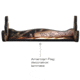 Rush Creek Creations Single Gun Wall Rack, Americana, Red/White/Blue, 21 x 5 x 7, 38-4060