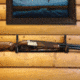 Rush Creek Creations Single Gun Wall Rack, Americana, Red/White/Blue, 21 x 5 x 7, 38-4060