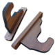 Rush Creek Creations 2-Piece Padded Gun Display Wall Hooks, Dark Walnut, 38-4087