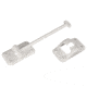 RV Designer Plastic T-Style Entry Door Holder 6, White, E235