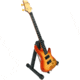 RW Minis Four String Bass Guitar Scale Replica, Natural, 02.0001.00