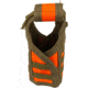 RW Minis Molle Vest Drink Cooler Scale Replica, Safety Orange, 04.0004.00