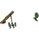 RW Minis Mortar Launcher With 5 Plastic Mortars &amp; Target, Metal, 01.0007.01