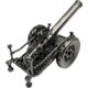 RW Minis Non-Firing Vintage Cannon Display Model, Silver, 01.0016.01