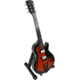 RW Minis Six String Semi Hollow Guitar Scale Replica, Brown, 02.0002.00
