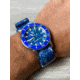 S&amp;B Watches Atlantis A2 KRYPTEK Dive Watch, Silver Case W/ Oceanus Blue Dial, 44mm, ATKR101