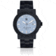 Smith &amp; Bradley Watches Atlantis Automatic Dive Watch, Black Case/Light Blue Dial, 44mm, ATL201
