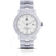 Smith &amp; Bradley Watches Atlantis Automatic Dive Watch, Silver Case/White Dial, 44mm, ATL103