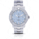 Smith &amp; Bradley Watches Atlantis Pro Automatic Watch, Silver Case/Light Blue Dial, 44mm, ATPR101