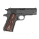 Springfield Armory GI-45-1911-A1 Pistol, .45 ACP, 4 in barrel, anodized aluminum frame, US engraved hardwood grip, recoil operated semi-automatic, single-action, grip safety, manual thumb safety, 3-dot old GI style, 7 round magazine, SAGI451911A12-FRRMPG