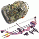 SA Sports Outdoor Gear Majestic Youth Bow, Pkg. Pink Camouflage 20lbs. RH, 566 W/ Vanguard Xl Hunting Backpack-Realtree Camo, 64793-KIT1