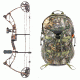 SA Sports Outdoor Gear Vulcan Compound Bow, Pkg. 17-31 in. 15-70 lbs RH, 571 W/ Vanguard L Hunting Backpack-Realtree Camo