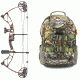 SA Sports Outdoor Gear Vulcan Compound Bow, Pkg. 17-31 in. 15-70 lbs RH, 571 W/ Vanguard Xl Hunting Backpack-Realtree Camo, 65785-KIT1