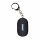 Personal Alarm w/LED light and snap hook attachment, black