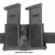 Safariland 079 Concealment Double Magazine Holder, Snap-On,Fits Glock 17/22 STX Plain Black 079-83-41-2