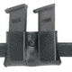 Safariland 079 Concealment Magazine Holder, Snap-On, Double - Plain Black, Ambidextrous 079-83-6