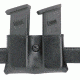 Safariland 079 Concealment Magazine Holder, Snap-On, Double - STX TAC Black, Ambidextrous, 2in. Belt Loop Slot 079-118-13-2