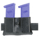 Safariland 079 Concealment Magazine Holder, Snap-On, Double - STX TAC Black, Ambidextrous, 2in. Belt Loop Slot 079-89-13-2