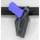 Safariland 2005 ''Top Gun'' Low-Ride, Level I Retention Holster - Hi Gloss Black, Left Hand 2005-210-92