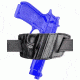 Safariland 527 Pancake Holster - Plain Black, Left Hand 527-53-62