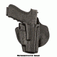 Safariland 5378 GLS Concealment Paddle and Belt Slide Holster, Smith &amp; Wesson M&amp;P 40 Compact/Smith &amp; Wesson M&amp;P 9 Compact, Right Hand, Plain, Black, 5378-319-411