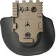 Safariland 568BL Paddle Attachment, Plane, FDE Brown, Right Hand w/QLS Molle Receiver Plate