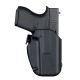 Safariland 571 Slim Subcompact Holster, Smith & Wesson M&P 9 Shield/Smith & Wesson M&P 45 Shield/Smith & Wesson M&P 40 Shield, Left Hand, SafariSeven Plain, Black, 571-179-412