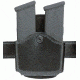 Safariland 572 Concealment Magazine Holder, Paddle, Double - Plain Black, Ambidextrous 572-83-2