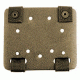 Safariland 6004 8 MOLLE Plate Plain STX FDE Brown w/QLS Molle Receiver Plate