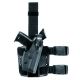 Safariland 6004 SLS Tactical Holster w/Dbl Leg Straps, Beretta 92, Plain Black, Right Hand, 6004-73-411