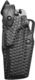 Safariland 6360 Level III Retention ALS/SLS Duty Mid-Ride Holster, Springfield Armory 1911, Left Hand, STX Basket Weave, Black, 6360-56-82