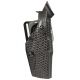 Safariland 6360 Level III Retention ALS/SLS Duty Mid-Ride Holster, Springfield Armory XD 4in .45 ACP, Right Hand, STX Basket Weave, Black, 6360-149-81