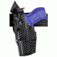Safariland 6360 Level III Retention ALS/SLS Duty Mid-Ride Holster, Colt 1911 Government, Left Hand, STX Basket Weave, Black, 6360-53-482-SH