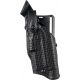 Safariland 6360 Level III Retention ALS/SLS Duty Mid-Ride Holster, Smith &amp; Wesson M&amp;P 9/Smith &amp; Wesson M&amp;P 40, Left Hand, STX Basket Weave, Black, 6360-2192-482