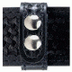 Safariland 65 Keeper B/W Black, 4 Pkc BL 65-4-4BL