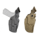 Safariland 7280 7TS SLS Mid-Ride Level II Retention Duty Holster, Black, Plain Black