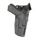 Safariland 7285 7TS SLS Low-Ride Level II Retention Duty Holster, Beretta 92, Left Hand, Plain, Black, 7285-73-412
