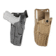 Safariland 7360RDS 7TS ALS/SLS Mid-Ride Duty Holster, Black, FDE Brown, Plain Black