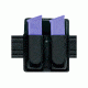 Safariland 75 Double Mag Pouch Without Flaps - Plain Cordovan, Ambidextrous