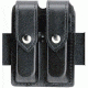 Safariland 77 Double Handgun Magazine Pouch - Plain Black, Ambidextrous 77-53-2