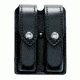 Safariland 77 Double Mag Pouch, S&amp;W Or Sig Sauer 20-Round Mags, STX Baset Weave Black W/ Hidden Snap 77-276-48HS