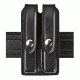 Safariland 78 Slim Double Mag Pouch, S&amp;W M&amp;P .45, STX Tactical Black W/ Black Plastic Snap 78-419-23PBL