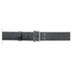 Safariland 875 Stitched Edge Belt, 2.25in Wide, Hi-Gloss Black, Chrome Buckle, Waist 56 in