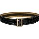 Safariland 87V Suede Lined Belt w/ Hook &amp; Loop, 9B Style, Hi Gloss Black, Waist 38 in