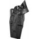 Safariland 6360 Level III Retention ALS/SLS Duty Mid-Ride Holster, Colt 1911 Government, Right Hand, STX Basket Weave, Black, 6360-53-481