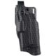 Safariland 6360 Level III Retention ALS/SLS Duty Mid-Ride Holster, Smith &amp; Wesson M&amp;P 9/Smith &amp; Wesson M&amp;P 40, Left Hand, STX Basket Weave, Black, 6360-2192-482-S