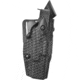 Safariland 6360 ALS/SLS Mid-Ride Level-III Retention, H&amp;K USP 9mm, .40 Compact 3.58in., STX Black Basket Weave, Left Hand, 6360-291-482