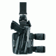 Safariland ALS Tactical Holster w/ Quick Release Leg Harness, Right Hand, STX FDE Brown Molle locking System receiver Plate and Locking Fork 6305-419-551-MS15-MS18